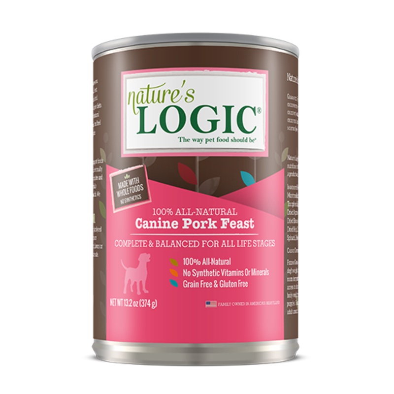 Nature’s Logic Canine Pork Canned Dog Food
