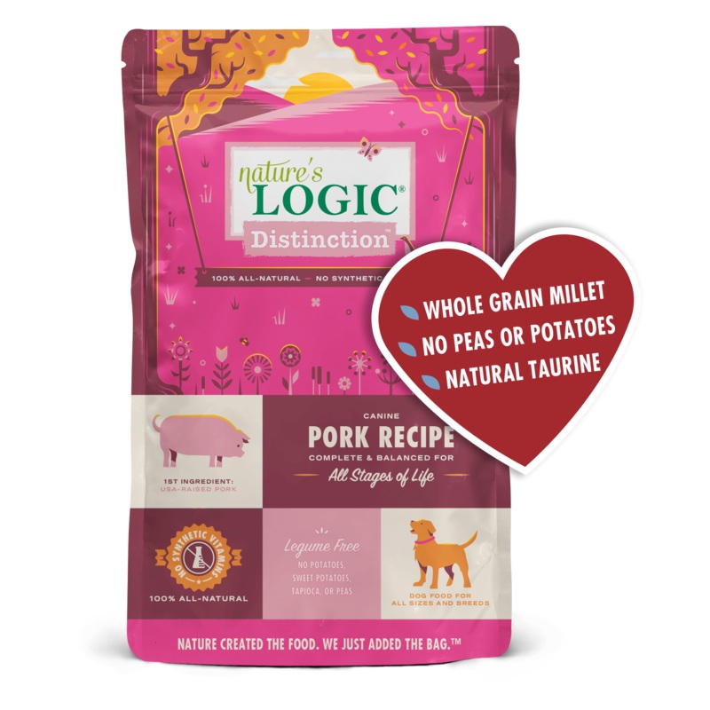 Nature’s Logic Distinction Canine Pork Recipe Dry Dog Food