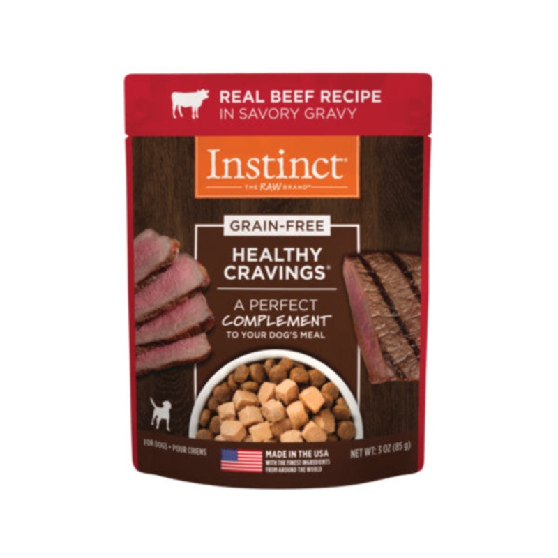 Nature’s Variety Instinct Healthy Cravings Beef Wet Dog Food Topper