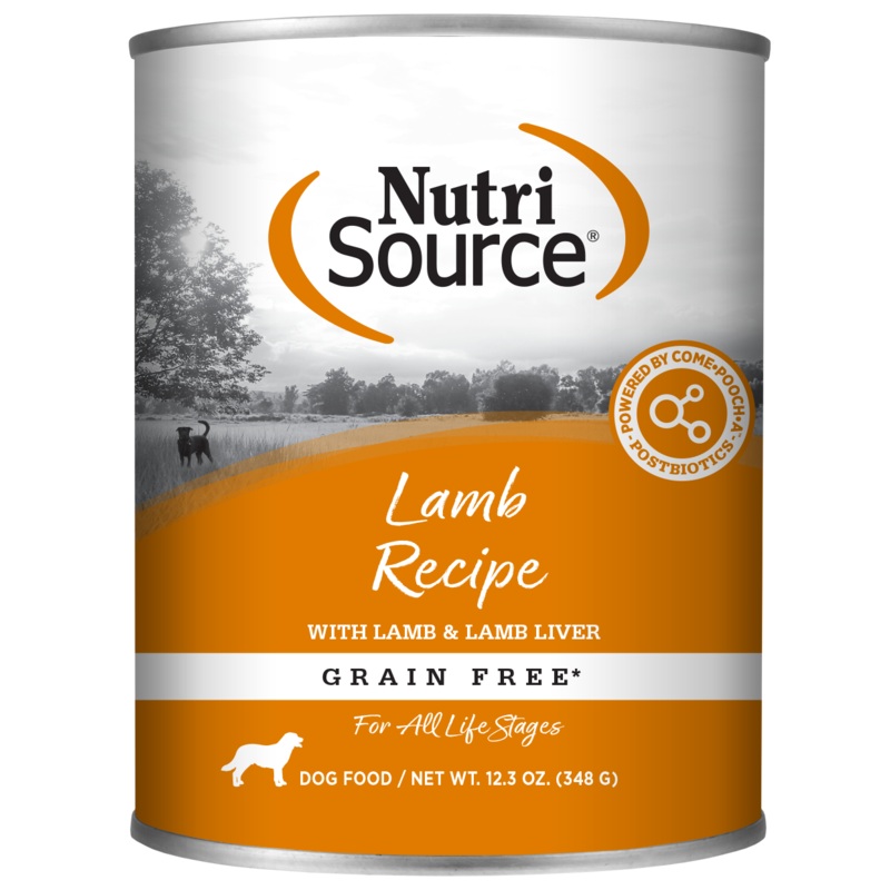 NutriSource Lamb Formula Healthy Grain Free Wet Dog Food