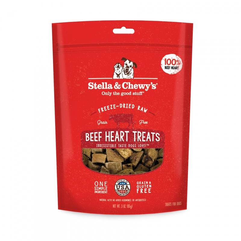Stella & Chewy’s Freeze-Dried Raw Beef Heart Dog Treats