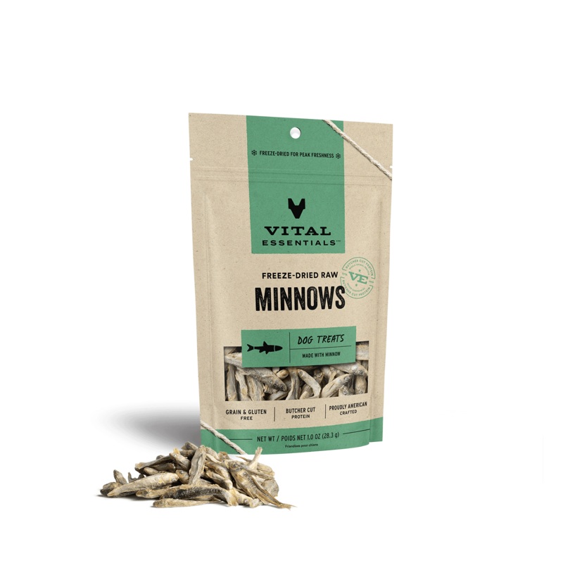 Vital Essentials Freeze Dried Raw Minnows Dog Treats