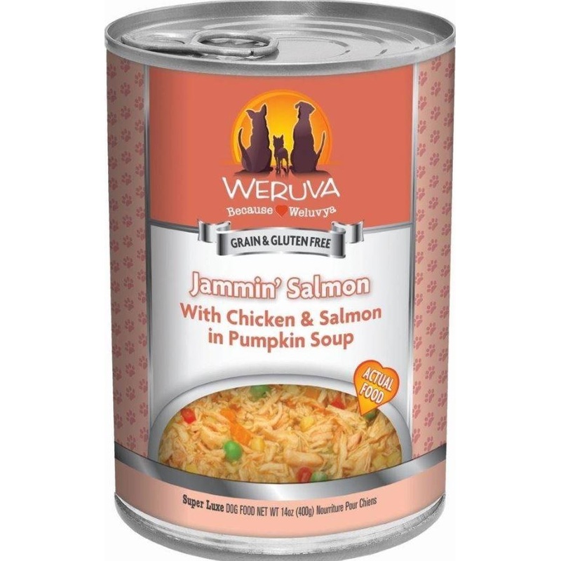 Weruva Jammin Salmon with Chicken & Salmon in Pumpkin Soup Dog Food