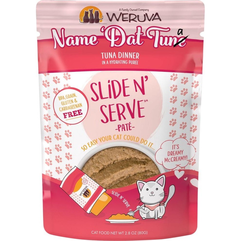 Weruva Slide N’ Serve Grain Free Name ‘Dat Tuna Tuna Dinner Wet Cat Food Pouch