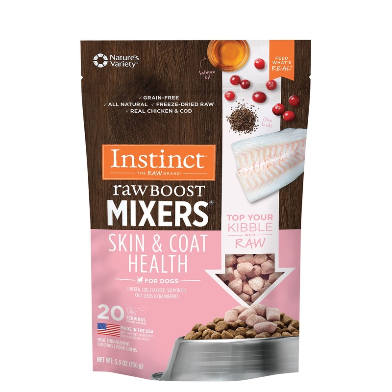 Instinct Raw Boost Mixers Skin & Coat Health for Dogs
