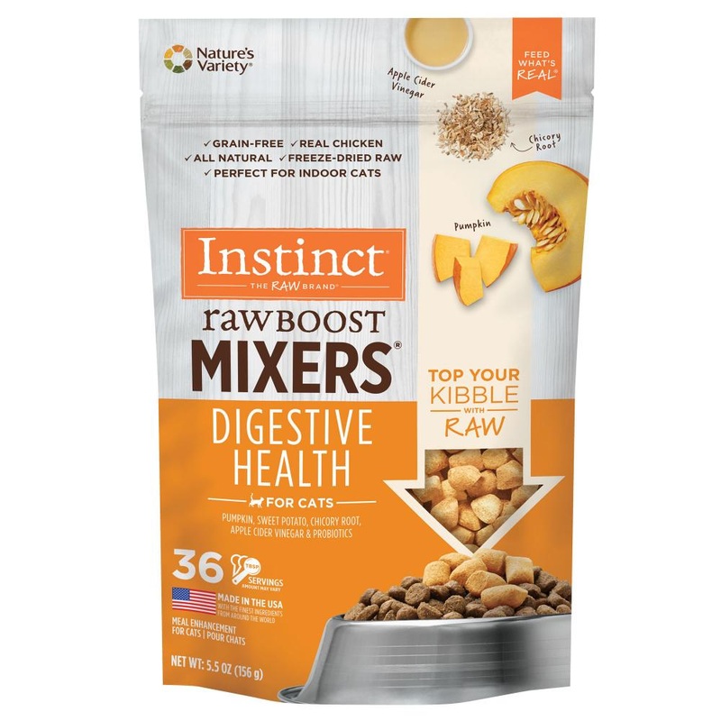 Nature’s Variety Instinct Raw Boost Mixers Grain Free Gut Health Freeze Dried Raw Cat Food Topper