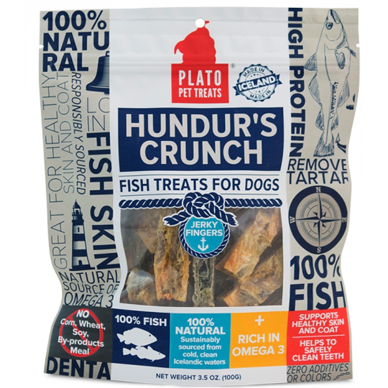 Plato Hundur’s Grain Free Crunch Jerky Fingers Dog Treats