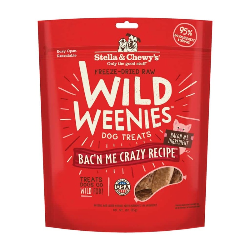 Stella & Chewy’s Wild Weenies Bac’n Me Crazy Dog Treats