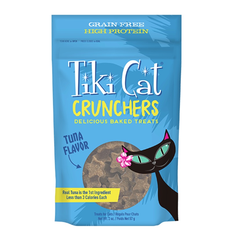 Tiki Cat Crunchers Grain-Free Tuna Flavor Cat Treats
