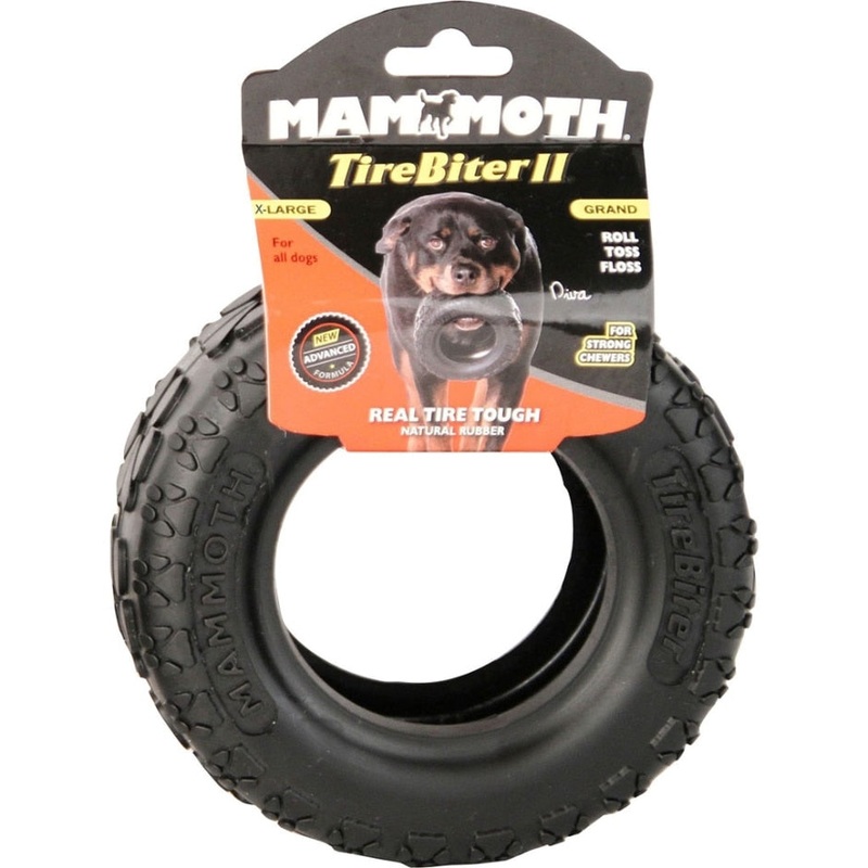 Mammoth TireBiter Dog Toy|Small 3.75″|Medium 5″|Large 6″