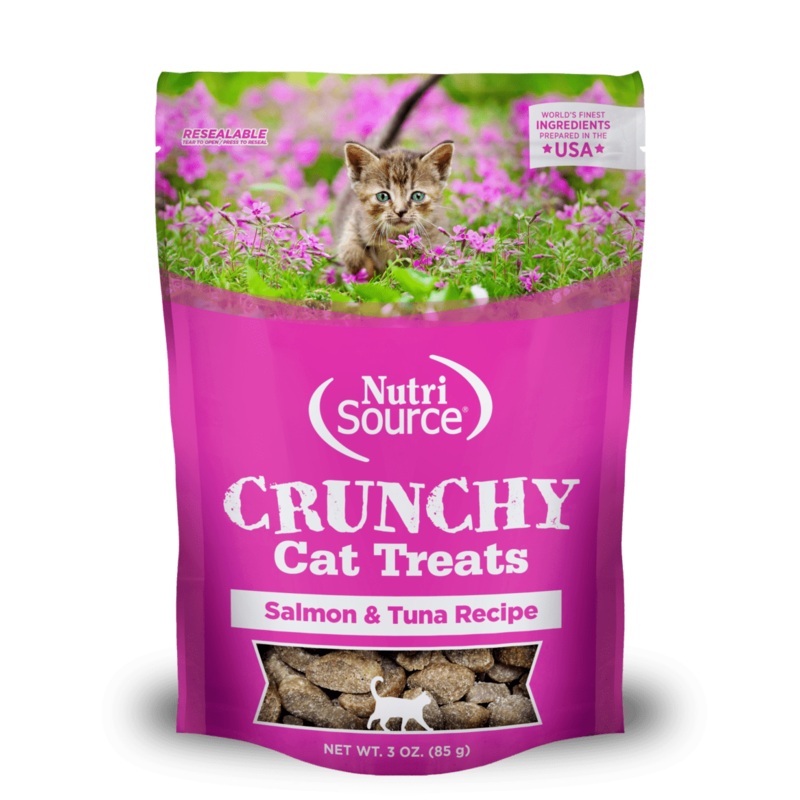NutriSource Crunchy Cat Salmon & Tuna Treats