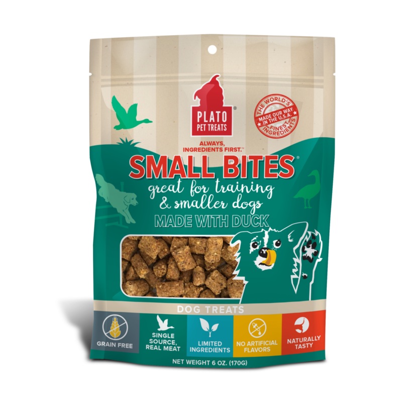 Plato Small Bites Duck Meaty Morsel Dog Treats