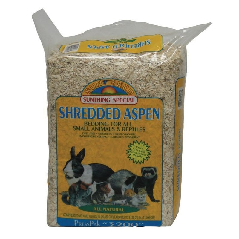 SHREDDED ASPEN BEDDING|3200 CUBIC INCH