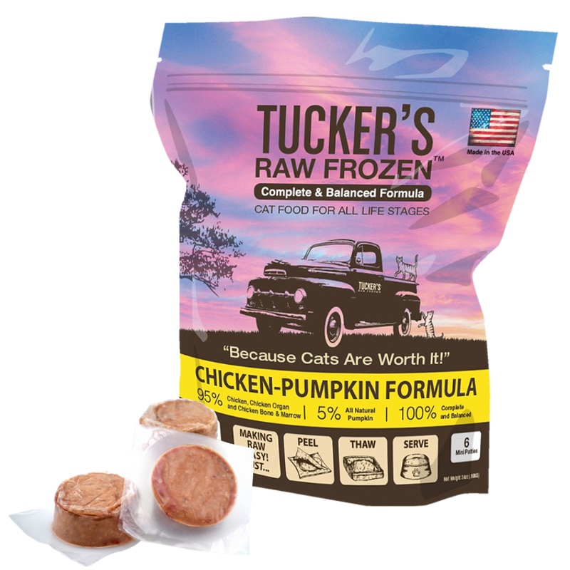 Tucker’s Chicken-Pumpkin Raw Frozen Cat Food