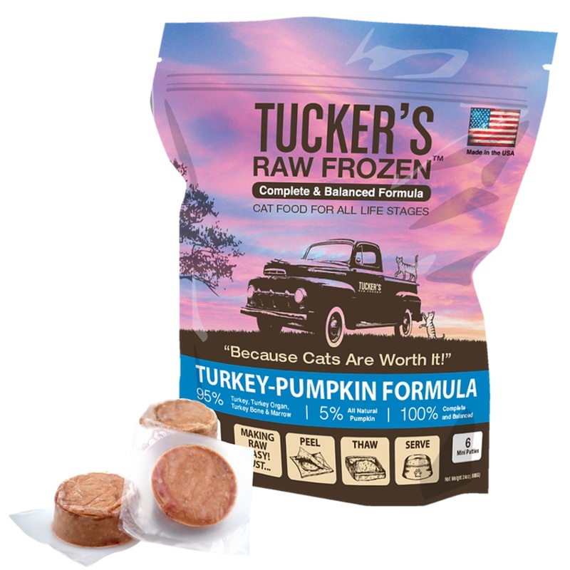 Tucker’s Turkey-Pumpkin Raw Frozen Cat Food
