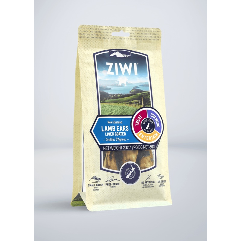 ZIWI Lamb Ears – Liver Coated|2.1 oz.