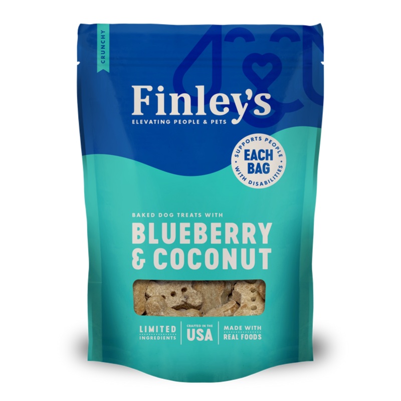 Finley’s Blueberry Coconut Crunchy Biscuits Dog Treats