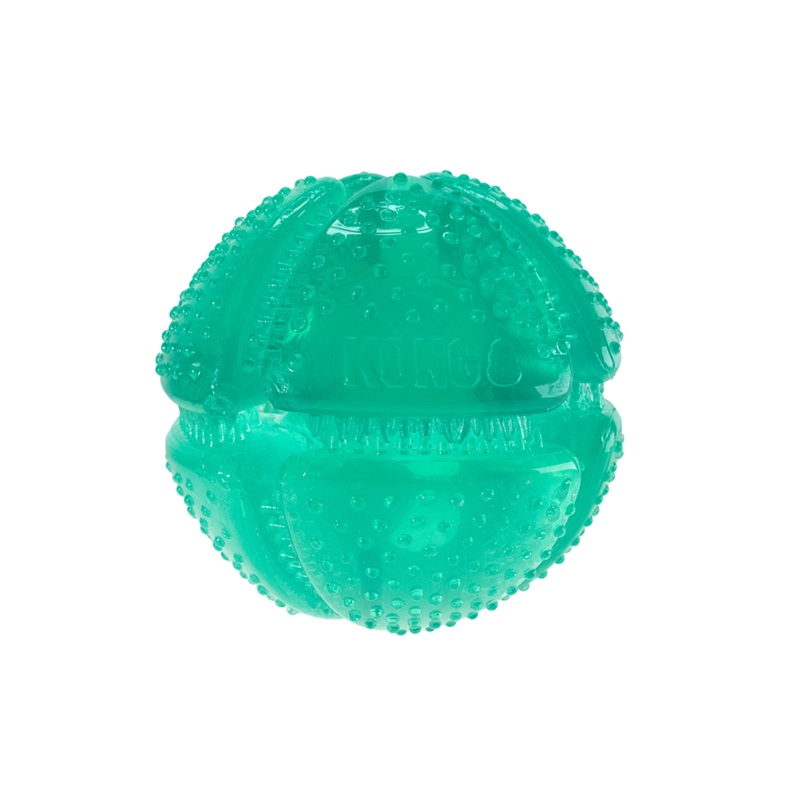 KONG Dental Squeezz Ball Dog Toy