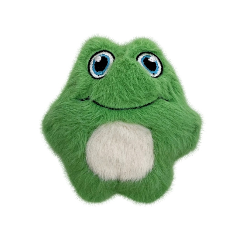KONG Snuzzles Kiddos Mini Frog Squeaker Dog Toy