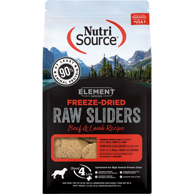 NutriSource Element Series Freeze-Dried Beef & Lamb Recipe