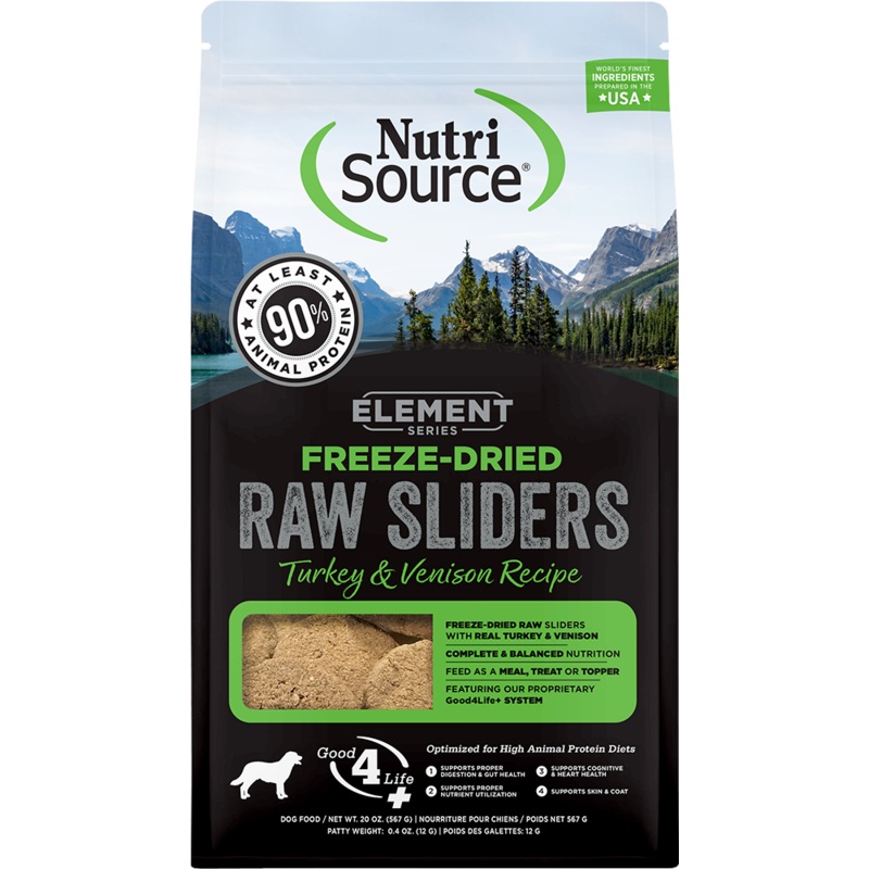 NutriSource Element Series Freeze-Dried Turkey & Venison Recipe