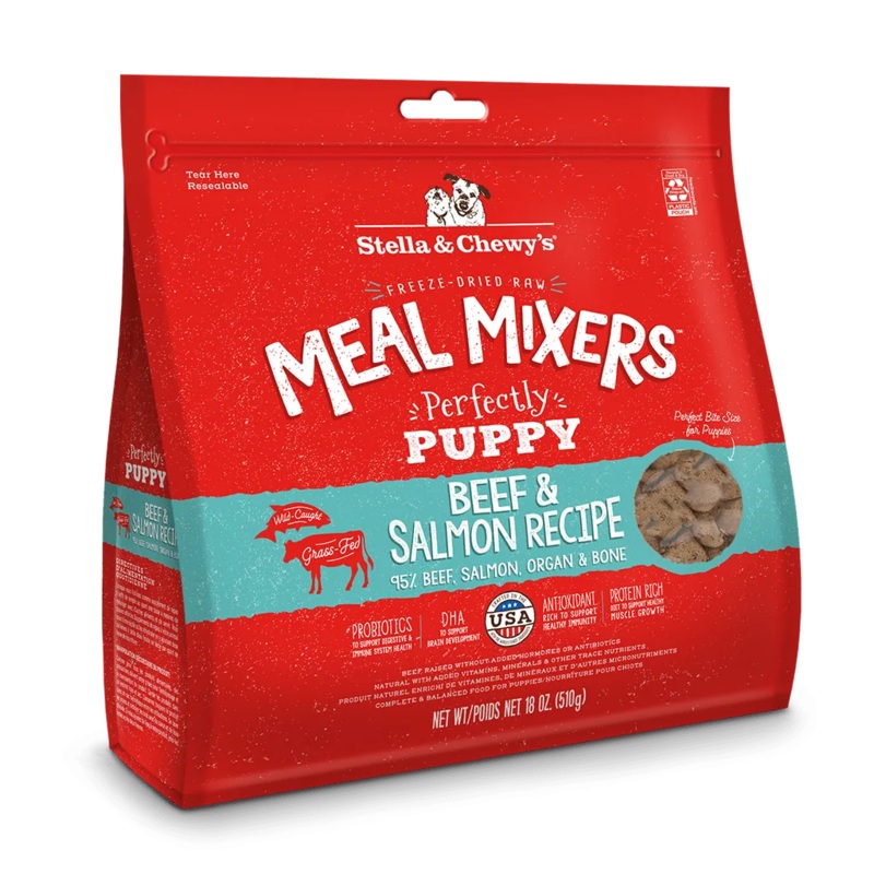 Stella & Chewy’s Perfectly Puppy Beef & Salmon Meal Mixers