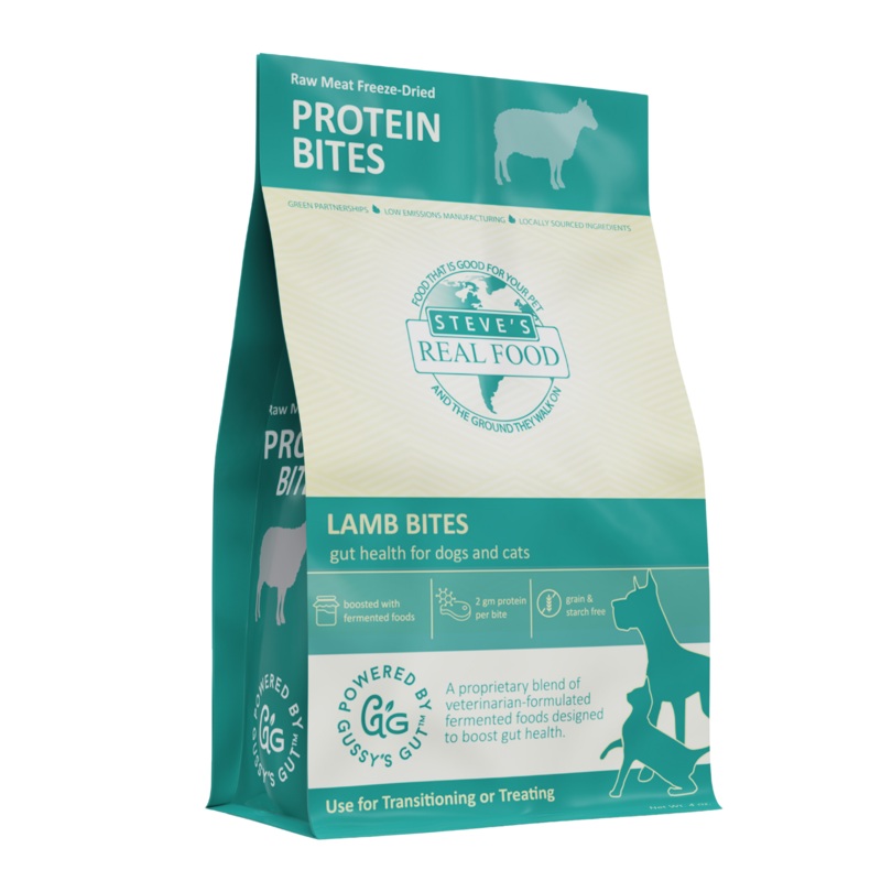 Steve’s Lamb Protein Bites  Freeze-Dried Gut Health Treats for Dogs and Cats