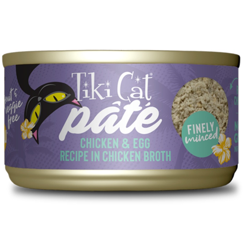 Tiki Cat Pate Luau Chicken & Egg Pate Wet Cat Food