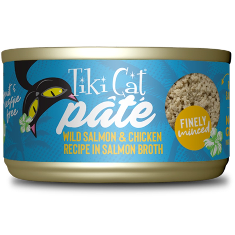 Tiki Cat Pate Luau Wild Salmon & Chicken Pate Wet Cat Food
