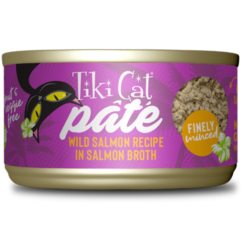Tiki Cat Pate Luau Wild Salmon Pate Wet Cat Food
