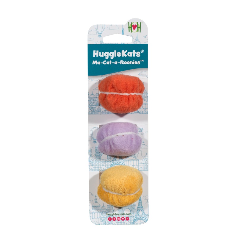 HuggleKat Ma-Cat-a-Roonies 3pk