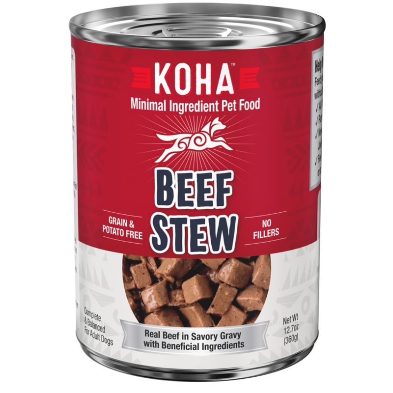 Koha Minimal Ingredient Beef Stew for Dogs