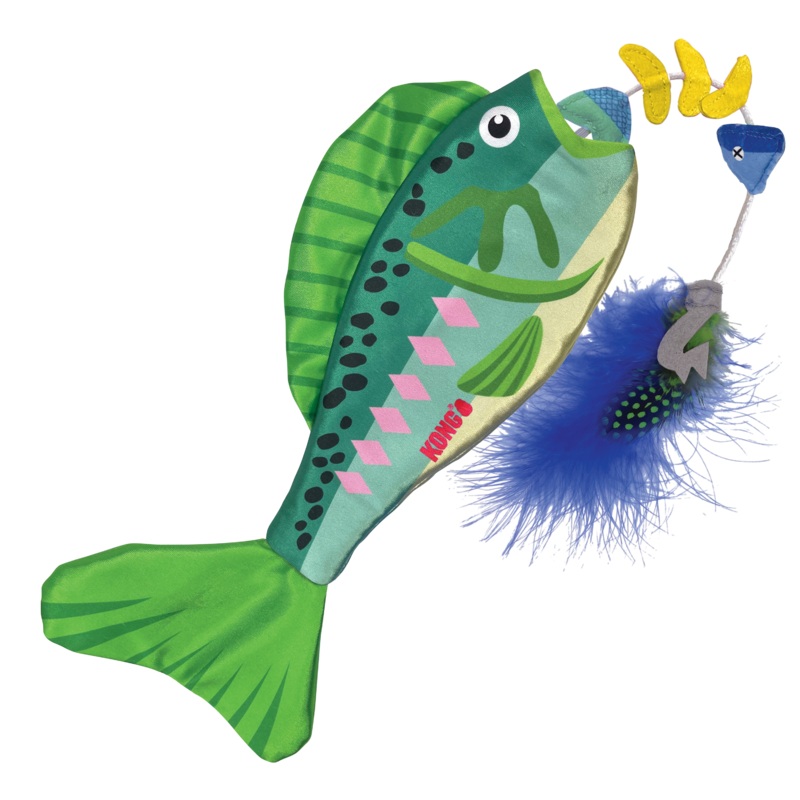 Kong Wrangler Angler Fish Cat Toy (Assorted)