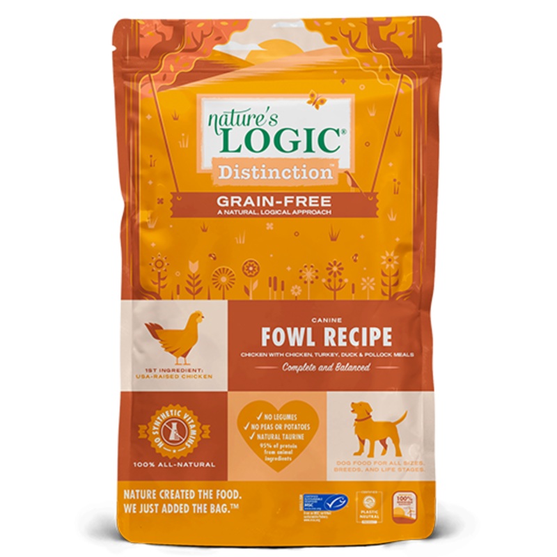 Nature’s Logic K9 Grain Free Distinction Fowl