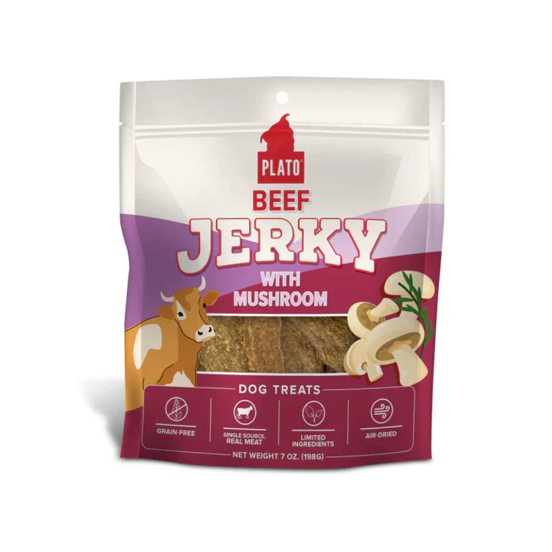 Plato Beef Jerky with Mushroom Recipe Dog Treats
