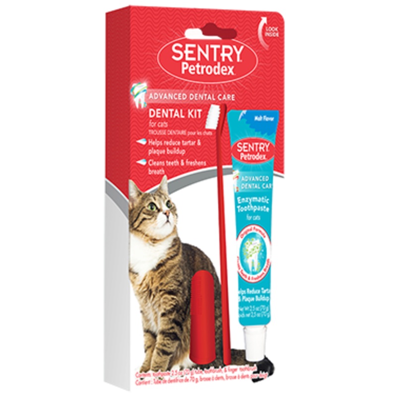 SENTRY Petrodex Dental Care Kit For Cats