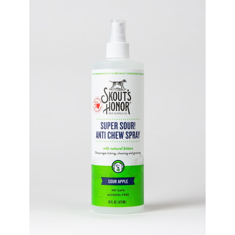 Skout’s Honor Super Sour! Anti Chew Spray for Dogs