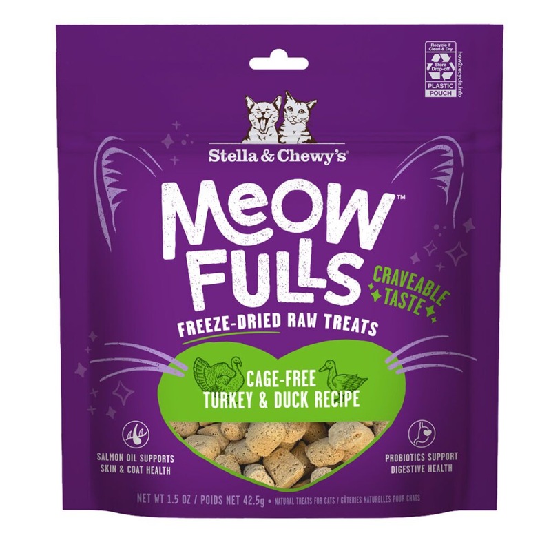 Stella & Chewy’s Meowfulls Turkey & Duck Cat Treats