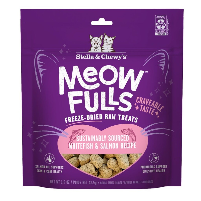 Stella & Chewy’s Meowfulls Whitefish & Salmon Cat Treats