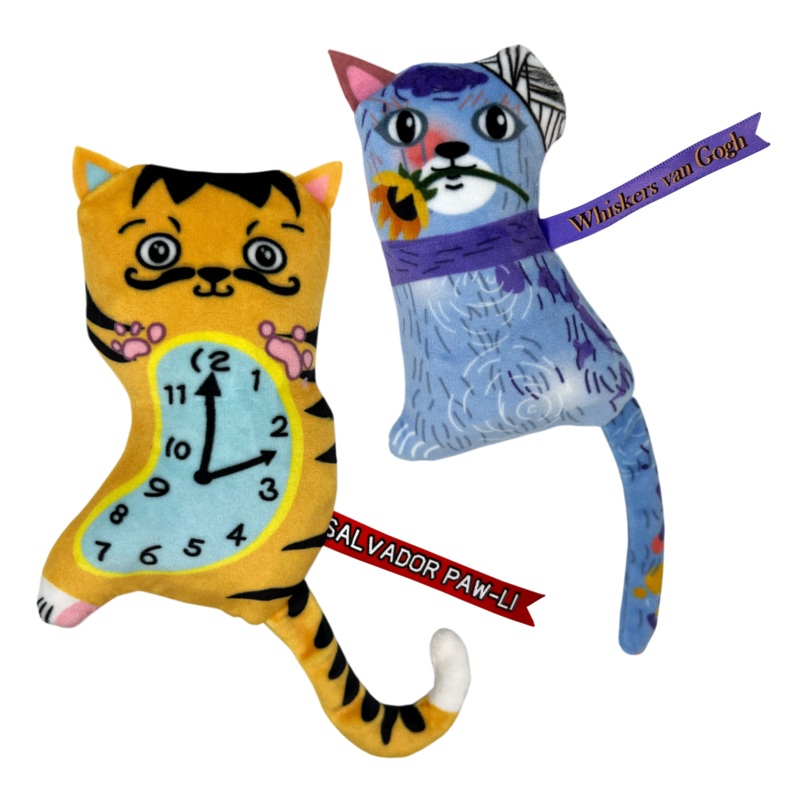KONG Artz Picasso / Van Gogh Catnip Cat Toy 2 Pack
