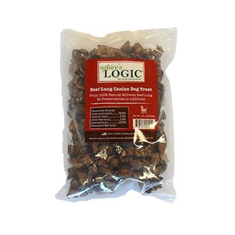 Nature’s Logic Beef Lung Canine Dog Treat