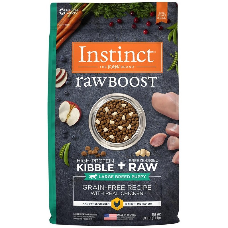 Nature’s Variety Instinct Raw Boost Large Breed Puppy Chicken Recipe Dry Dog Food