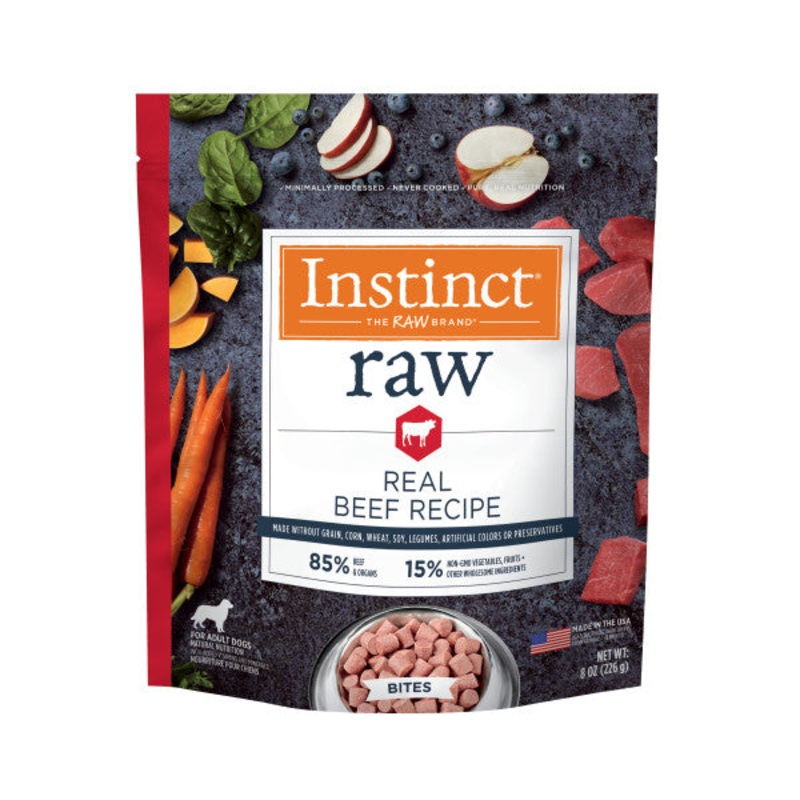 Nature’s Variety Instinct Raw Frozen Beef Bites Dog Food