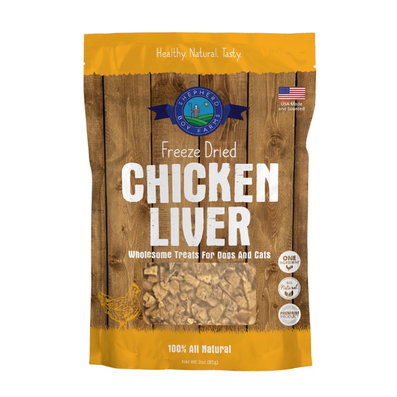 Shepherd Boy Farms Freeze Dried Chicken Liver Treats