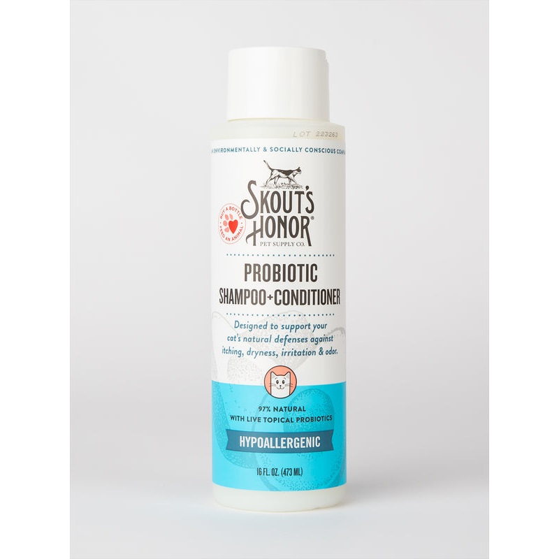 Skout’s Honor Cat Probiotic Shampoo + Conditioner Fragrance Free