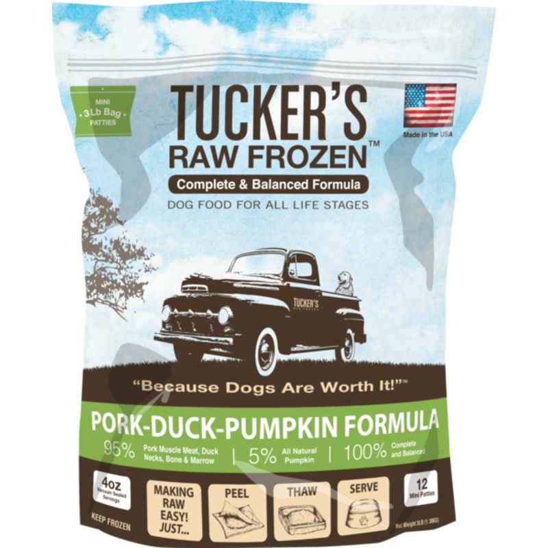 Tucker’s Frozen GF Pork Duck|20lb|6lb