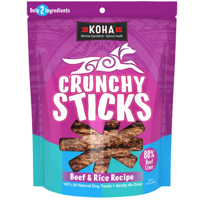 Koha Crunchy Sticks Beef & Rice Recipe