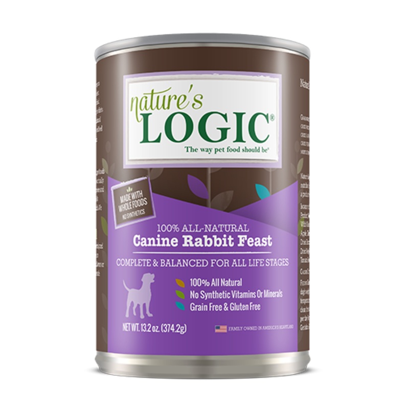 Nature’s Logic Canine Rabbit Feast Wet Dog Food