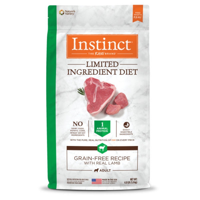 Nature’s Variety Instinct Limited Ingredient Diet Lamb Dry Dog Food