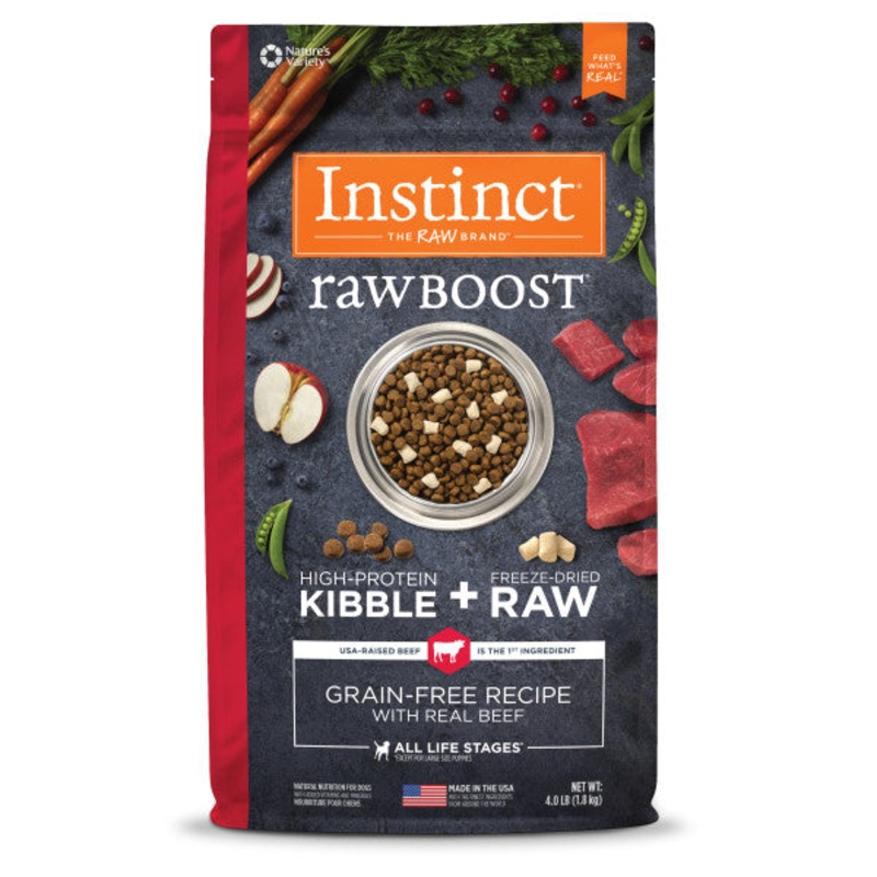 Nature’s Variety Instinct Raw Boost Beef Dry Dog Food